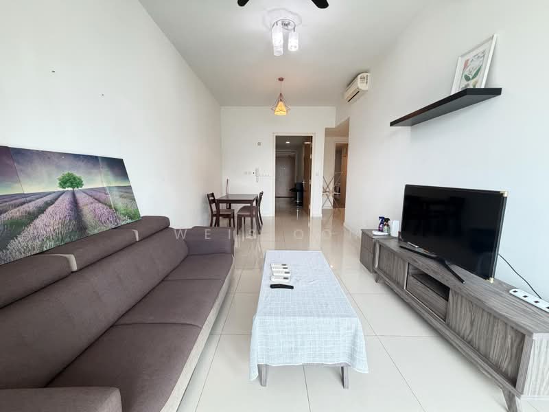 Servis Apartment untuk Disewa di Setia SKY Residences - Weis Oon - Living Room - PropertyGuru.com.my