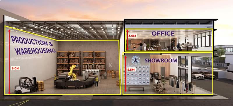 Semi-D Factory for Sale in Bandar Baru Salak Tinggi (Sepang) - Jack Lai - Interior - PropertyGuru.com.my