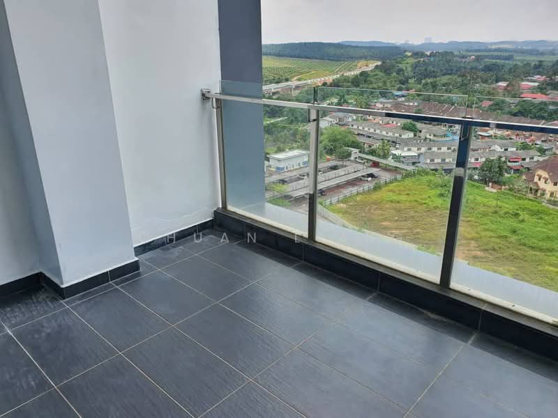 Service Residence for Sale at THE SENAI GARDEN (PANGSAPURI IMPIAN SENAI) - Chuan Liang - Balcony - PropertyGuru.com.my