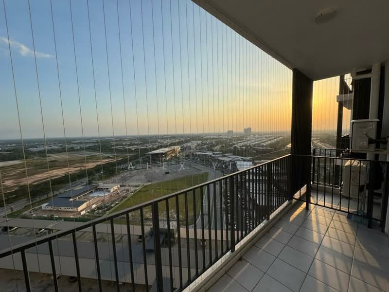 Service Residence for Rent at Duduk Se.Ruang @ Eco Sanctuary - Alex Yip - Balcony - PropertyGuru.com.my