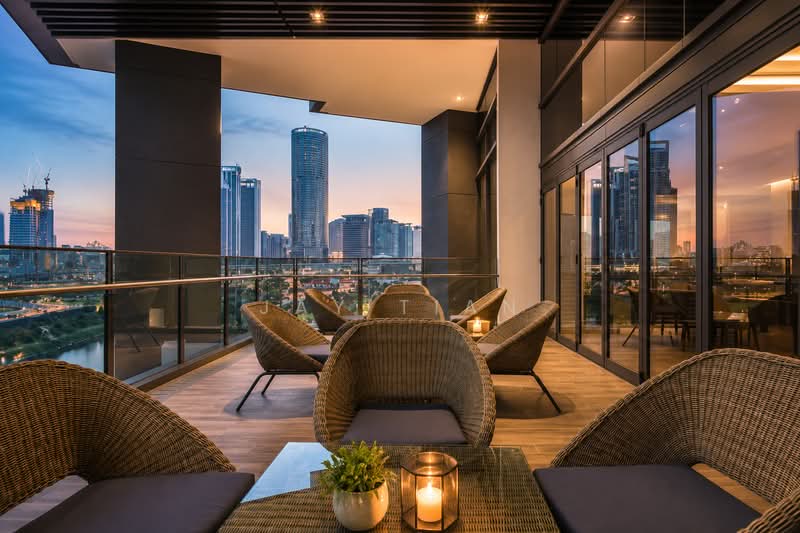 Kondominium untuk Dijual di TRIA Seputeh in 9 Seputeh, Kuala Lumpur - Jay Tian - Outdoor Dining Lounge - PropertyGuru.com.my