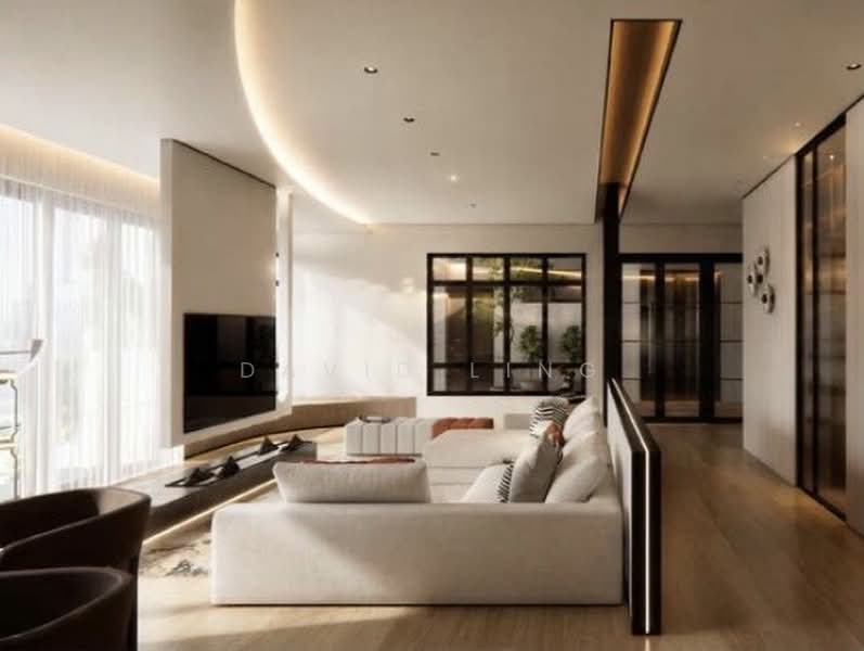 Condominium for Sale at Sapphire On The Park - David Ling - Living Room - PropertyGuru.com.my