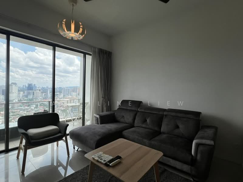 Servis Apartment untuk Dijual di Setia SKY Residences - Angeline LIEW - Living Room - PropertyGuru.com.my