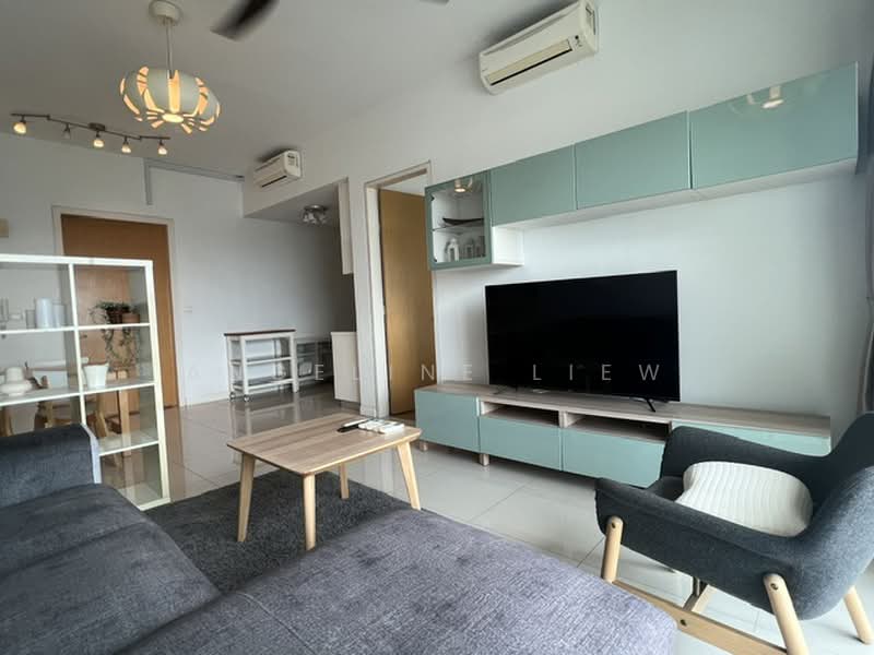 Servis Apartment untuk Dijual di Setia SKY Residences - Angeline LIEW - Living Room - PropertyGuru.com.my