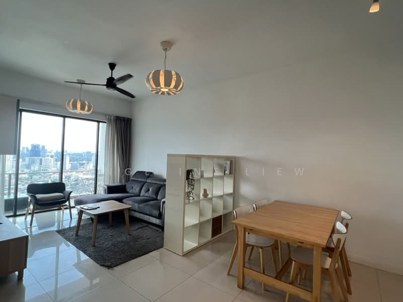 Servis Apartment untuk Dijual di Setia SKY Residences - Angeline LIEW - Living Room - PropertyGuru.com.my