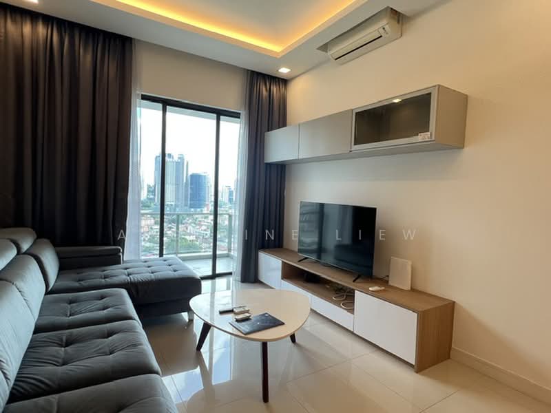 Servis Apartment untuk Disewa di Setia SKY Residences - Angeline LIEW - Living Room - PropertyGuru.com.my