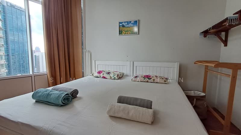 Apartment for Rent at Sky Suites @ KLCC - Simon G A Tan - 2 single beds become 1 king bed Fully Furnished Room - PropertyGuru.com.my