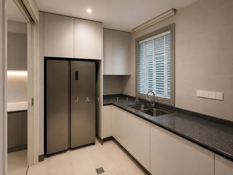 Servis Apartment untuk Dijual di Southpoint Residences - Jay Tian - Wet Kitchen - PropertyGuru.com.my