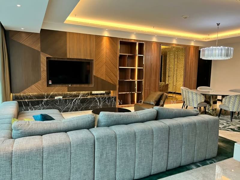 Servis Apartment untuk Dijual di The Ritz-Carlton Residences - Jin Jun Giam - Living Room - PropertyGuru.com.my