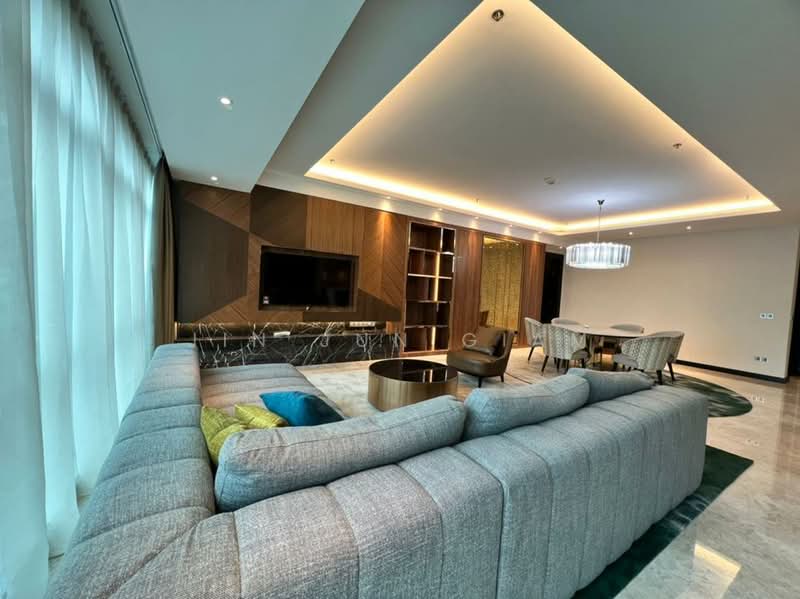 Servis Apartment untuk Dijual di The Ritz-Carlton Residences - Jin Jun Giam - Living Room - PropertyGuru.com.my