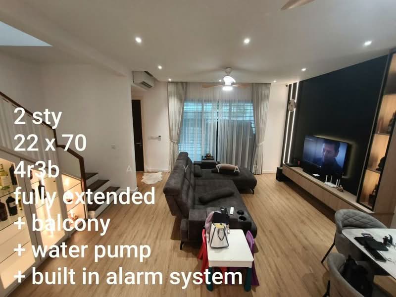 Rumah Teres untuk Dijual di Kota Emerald (Rawang) - Andy Yap - Living Room - PropertyGuru.com.my