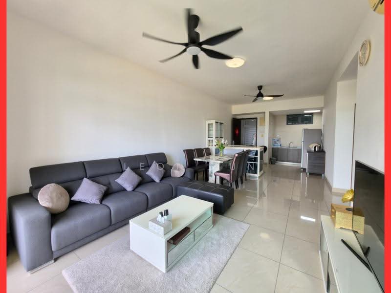 Kediaman Servis untuk Disewa di D'Secret Garden (Pangsapuri Kempas Indah) - Leon Oun - Living Room - PropertyGuru.com.my