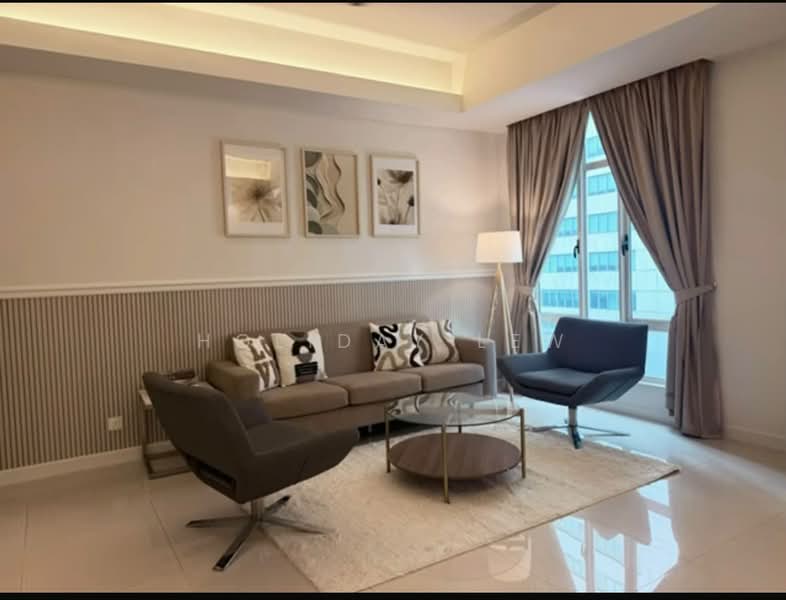 Service Residence for Rent at Cormar Suites (Fraser Place (Lot 163)) - Holiday Lew - Living Room - PropertyGuru.com.my