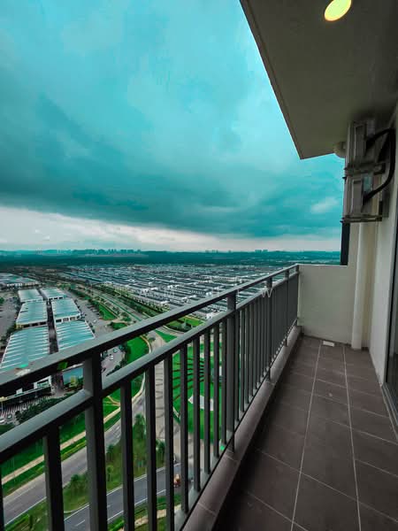 Flat for Rent at RESIDENSI SELANGORKU OLEANDER - Sam Hew - Balcony - PropertyGuru.com.my