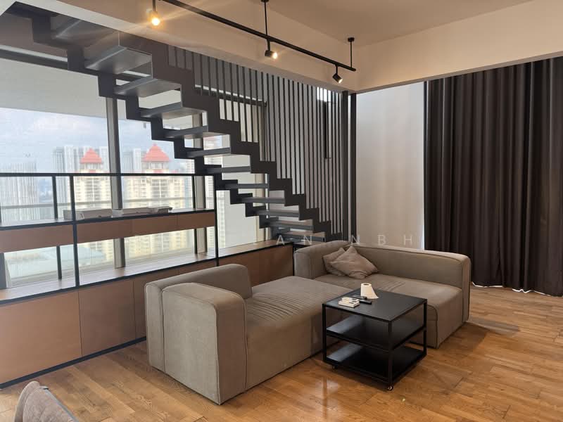 Kondominium untuk Disewa di Twy Duplex Condos - Sr. Alan NBH - Living Room - PropertyGuru.com.my