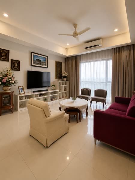 Service Residence for Sale at Tropicana Gardens - Ray Soo - Living Room - PropertyGuru.com.my