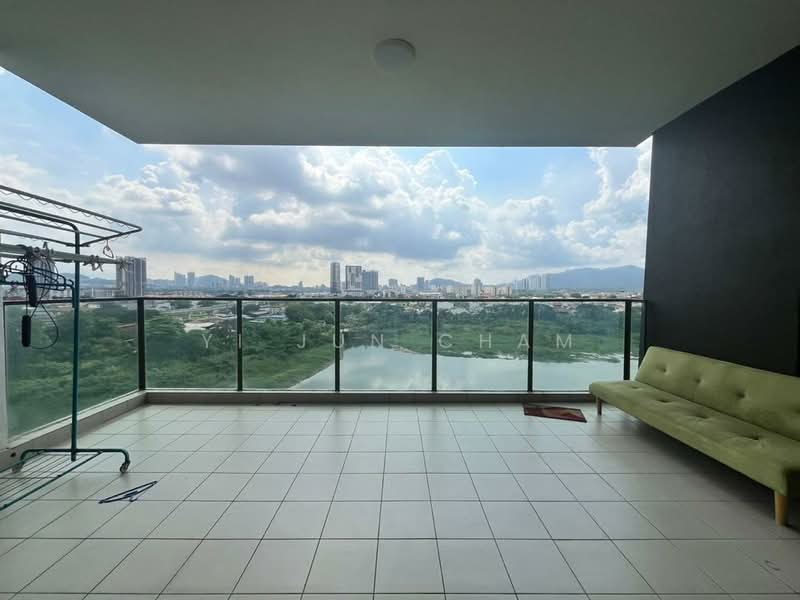 Kondominium untuk Disewa di Lakeville Residence - Yi Jun Cham - Balcony - PropertyGuru.com.my