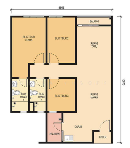Servis Apartment untuk Dijual di Kita Impian @ Cybersouth - DILLA YUSOFF - PropertyGuru.com.my