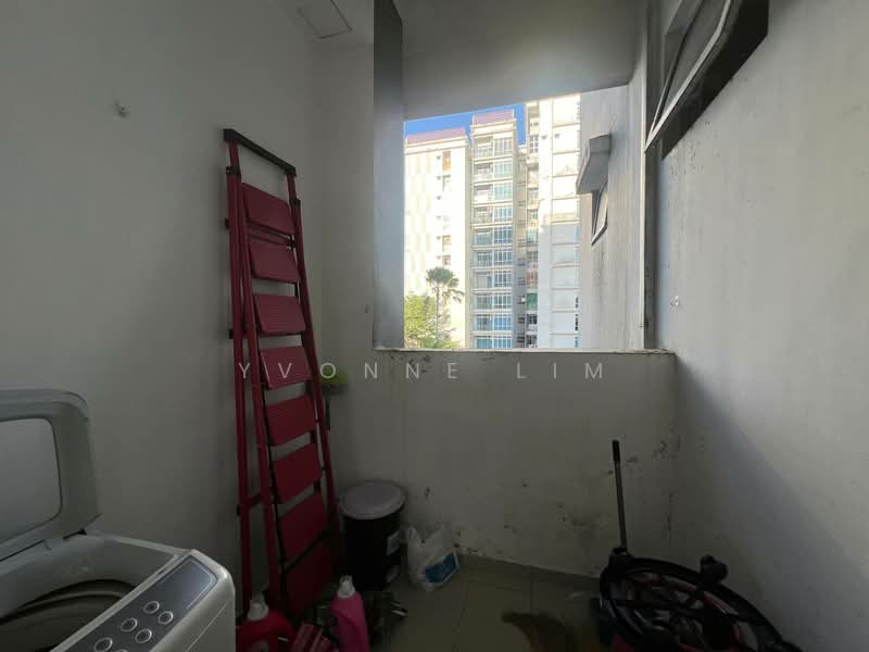 Service Residence for Sale at THE SENAI GARDEN (PANGSAPURI IMPIAN SENAI) - Yvonne Lim - Balcony - PropertyGuru.com.my