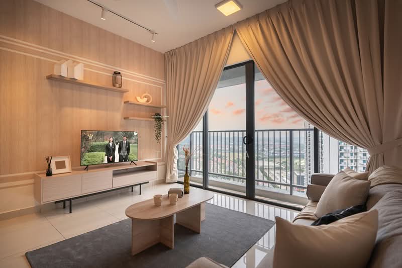 Servis Apartment untuk Disewa di Setia City Residences - Vitas Tan - Living Room - PropertyGuru.com.my