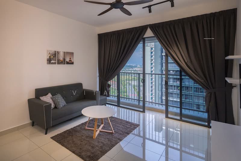 Service Residence for Rent at Setia City Residences - Vitas Tan - Living Room - PropertyGuru.com.my