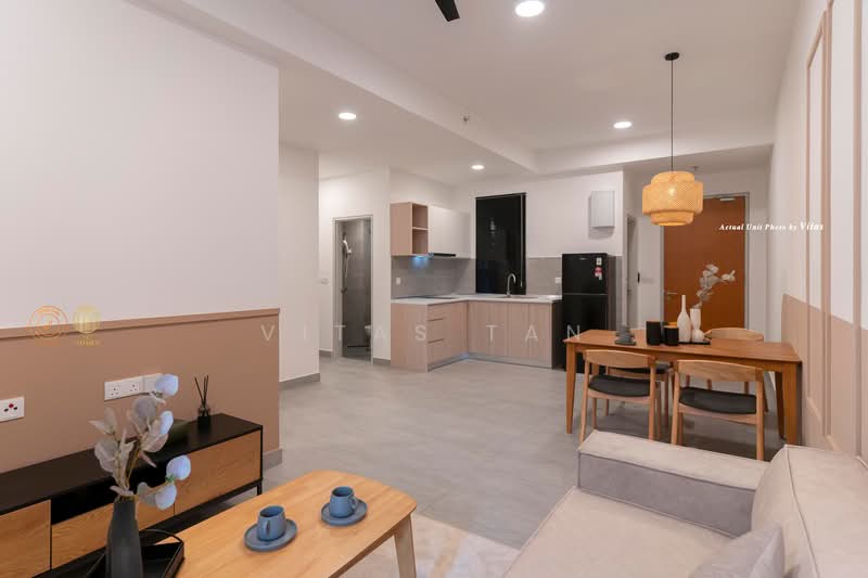 Service Residence for Rent at Sunsuria Forum - Vitas Tan - Living Room - PropertyGuru.com.my