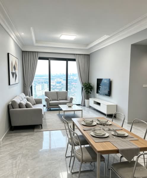 Kondominium untuk Dijual di Ren Residences - Jack Lee - Living Room - PropertyGuru.com.my