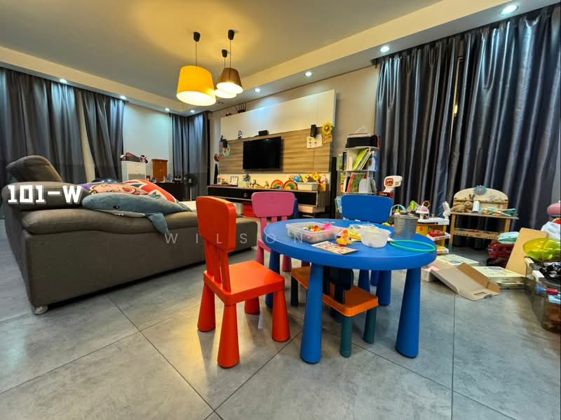 Rumah Berkembar untuk Dijual di Taman Aman Perdana (Kapar) - Wilson Ng - Living Room - PropertyGuru.com.my