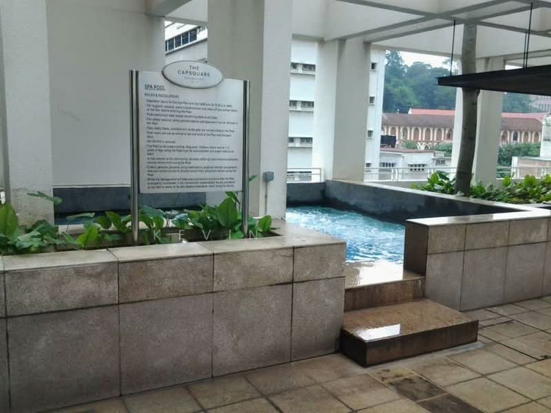 Servis Apartment untuk Dijual di The Capsquare Residences - Kevin Dass - Pool - PropertyGuru.com.my