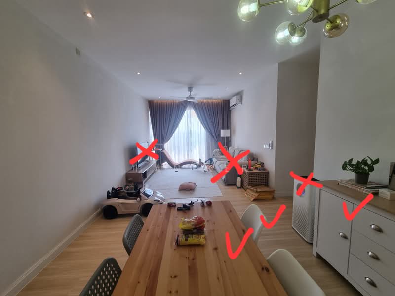 Apartment for Rent at Harmoni 1 - Han Ker - Living Room - PropertyGuru.com.my