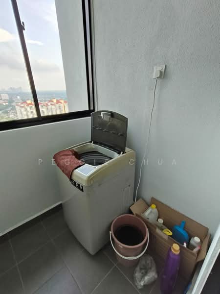 Servis Apartment untuk Disewa di Greenfield Regency - Peggie Chua - Balcony - PropertyGuru.com.my