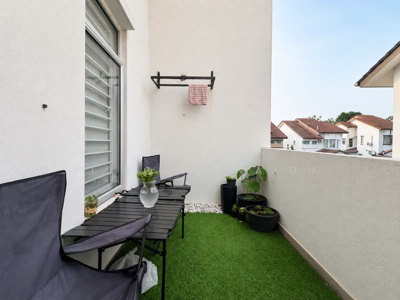 Semi-Detached House for Sale in Rawang (Selangor) - Visaghan Naidu - Balcony - PropertyGuru.com.my