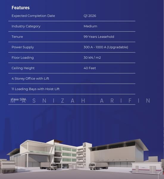 Factory for Sale in Bandar Puncak Alam (Puncak Alam) - Masnizah Arifin - PropertyGuru.com.my