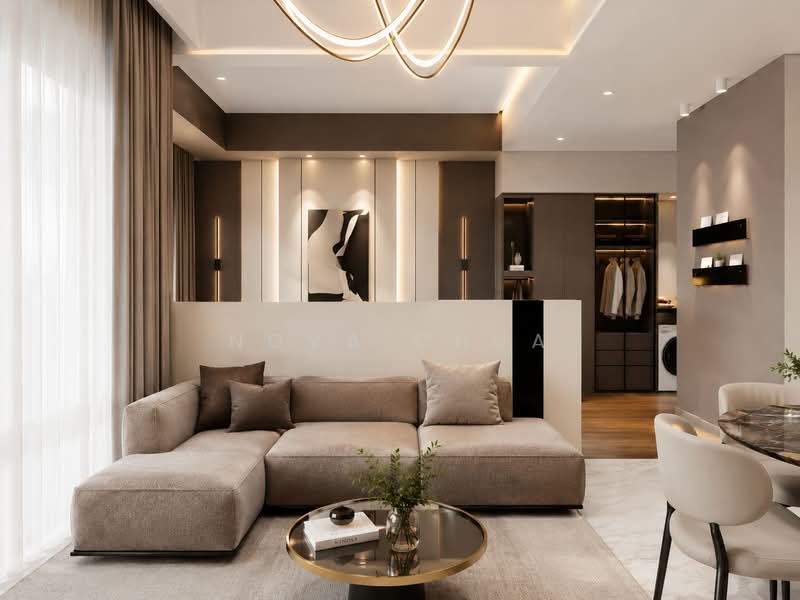 Service Residence for Sale at Residensi 38 Bangsar - Nova Chua - Living Room - PropertyGuru.com.my