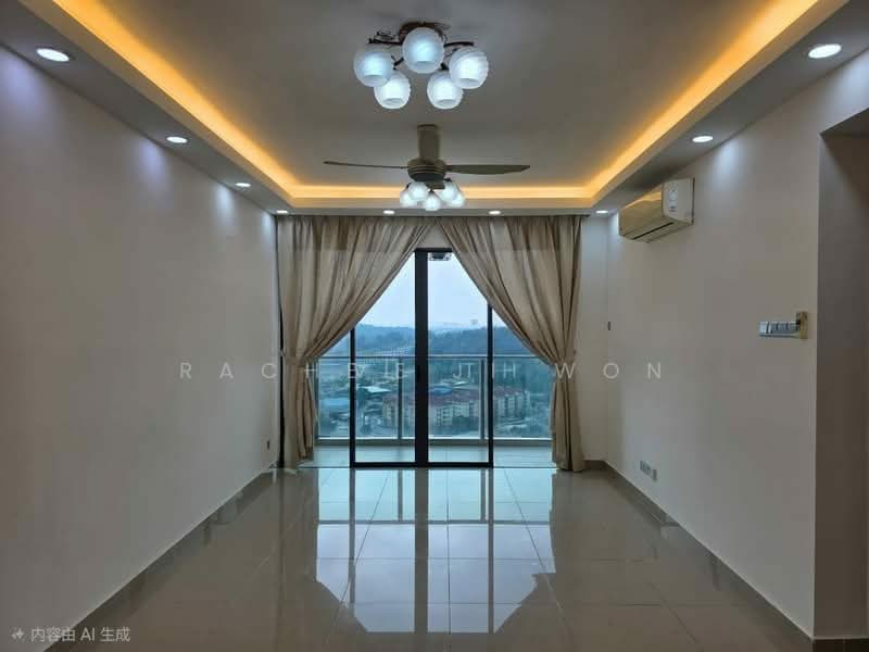 Servis Apartment untuk Dijual di Amerin Residence - Rachel Ji Won - Living Room - PropertyGuru.com.my