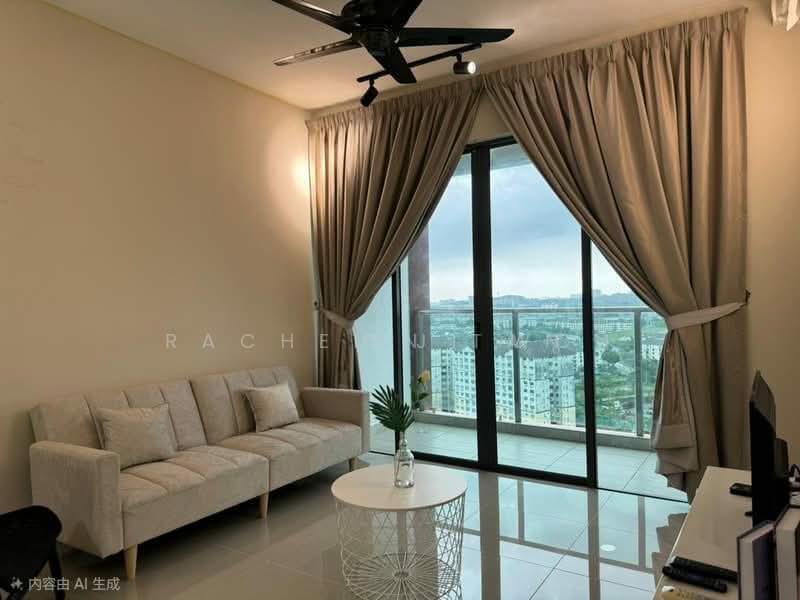 Servis Apartment untuk Dijual di Amerin Residence - Rachel Ji Won - Living Room - PropertyGuru.com.my