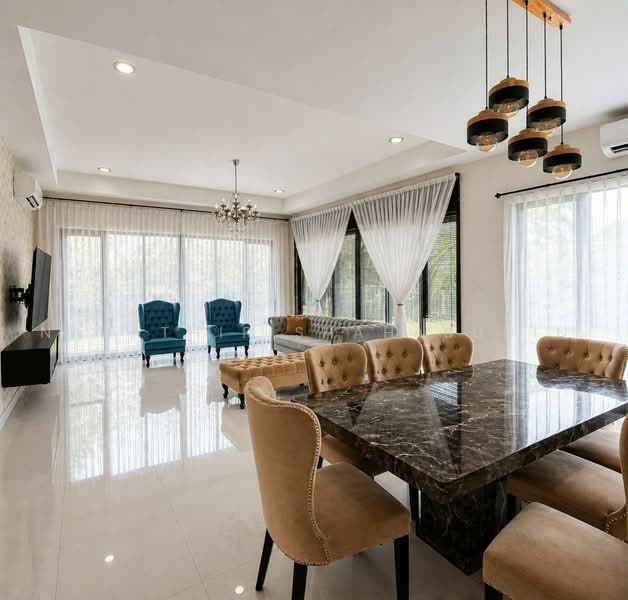 Semi-Detached House for Sale in Setia Eco Park (Setia Alam) - Nahathir Shahabudin - Living Room - PropertyGuru.com.my
