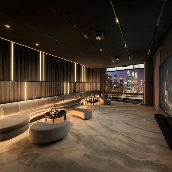 Kediaman Servis untuk Dijual di Centrix The Station KLCC - Roy Choong - Living Room - PropertyGuru.com.my