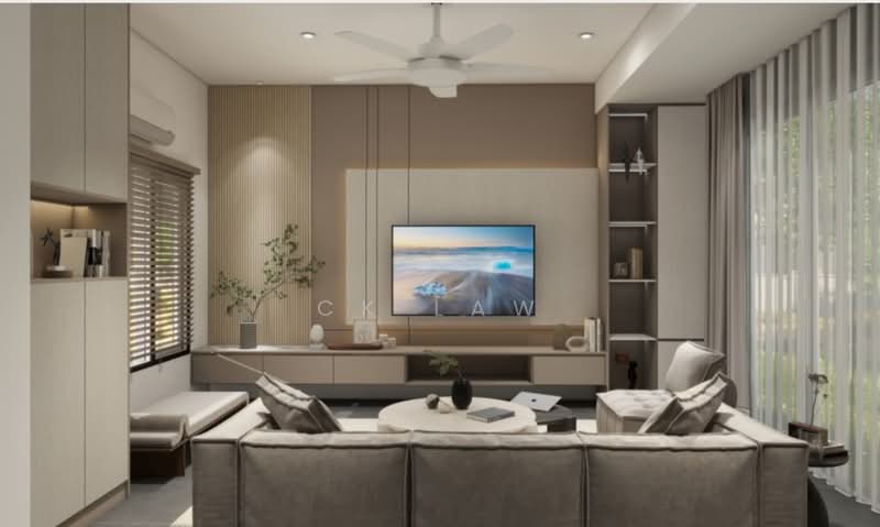 Rumah Teres 2 Tingkat untuk Dijual di Semenyih (Selangor) - CK Law - Living Room - PropertyGuru.com.my