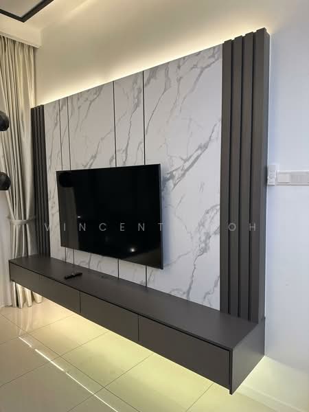 Kondominium untuk Dijual di Waltz Residences - Vincent Yeoh - Living Room - PropertyGuru.com.my