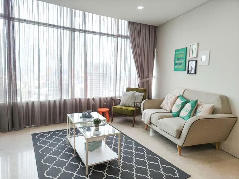 Service Residence for Rent at Vortex KLCC - KC Ng - Living Room - PropertyGuru.com.my
