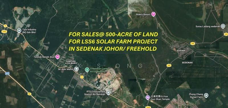 Tanah Pertanian untuk Dijual di Sedenak (Johor) - K S Ong - PropertyGuru.com.my