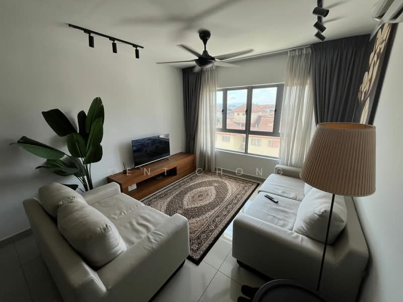 Service Residence for Sale at Residensi Sutera 7 - Kent Chong - Living Room - PropertyGuru.com.my