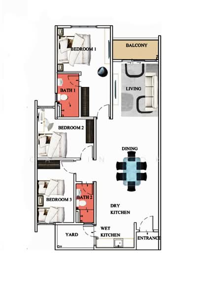 Condominium for Sale at Ivory Residence - Calvin Kok - PropertyGuru.com.my