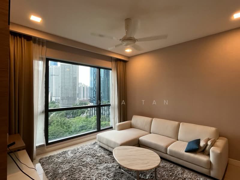 Servis Apartment untuk Disewa di Aria - Joshua Tan - Living Room - PropertyGuru.com.my