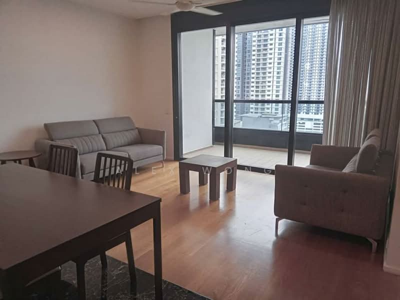Service Residence for Rent at Arcoris Residences - Alex Wong - Living Room - PropertyGuru.com.my