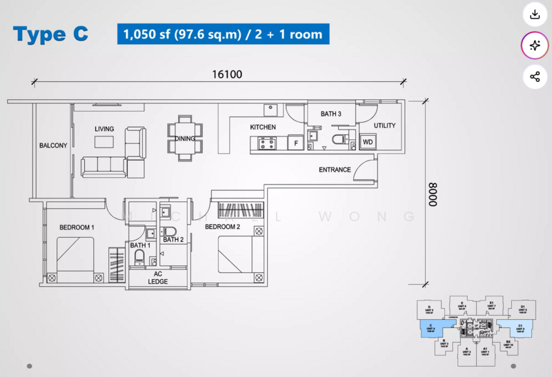 Service Residence for Sale at SkyVille 8 @ Benteng 8 - Michael Wong - PropertyGuru.com.my