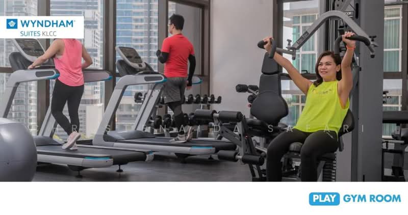 Service Residence for Rent at Wyndham Suites KLCC - Christenaida Safari - Gym - PropertyGuru.com.my