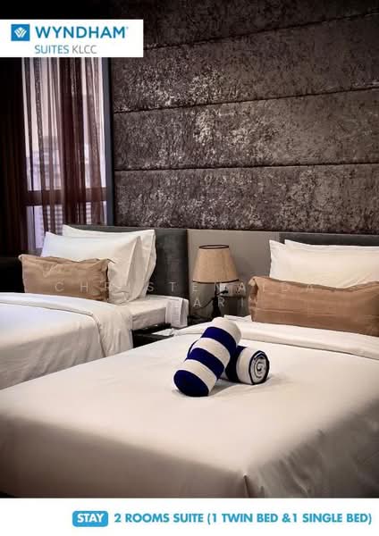 Service Residence for Rent at Wyndham Suites KLCC - Christenaida Safari - Bedroom - PropertyGuru.com.my