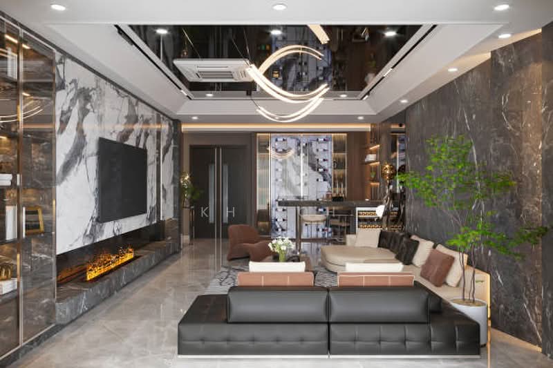 Rumah Banglo untuk Dijual di Mont Kiara (Kuala Lumpur) - KH Koh - Living Room - PropertyGuru.com.my